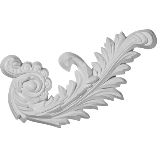 ONL07X04ME-R 7-7/8"W x 4-1/8"H x 3/4"P Medway Scroll Onlay,Right