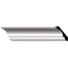 MLD03X03X06AS 3-1/8"H x 3-1/8"P x 5"F x 96"L Ashford Smooth Crown Molding