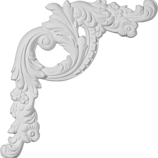 PML16X18TI-L 16-1/2"W x 18-1/8"H x 1-1/4"P Tirana Panel Molding Corner,Left