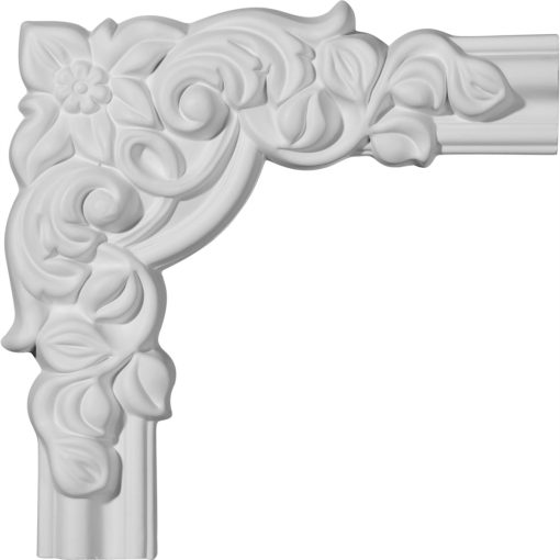 PML08X08SE 8"W x 8"H x 1-1/8"P Seville Panel Molding Corner