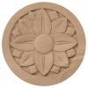 4-1/4"W x 4-1/4"H x 5/8"P Bedford Rosette
