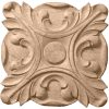 6-1/2"W x 6-1/2"H x 1"P Acanthus Rosette