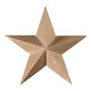 7"W x 7"H x 1-1/8"P Galveston Star Rosette