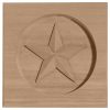 6"W x 6"H x 1"P Austin Star Rosette