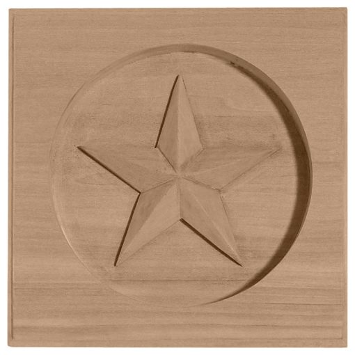 7"W x 7"H x 1"P Austin Star Rosette