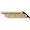 4-1/2"H x 5"P x 6-3/4"F x 96"L Acanthus Leaf Wood Crown Moulding