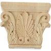 6-1/2"W x 2-1/2"D x 5-1/2"H Chesterfield Wood Capital