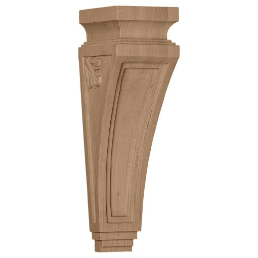 3-7/8"W x 4-1/2"D x 14"H Arts and Crafts Wood Corbel