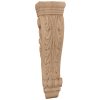 8-1/4"W x 4-3/4"D x 35"H Extra Large Farmingdale Acanthus Pilaster Wood Corbel