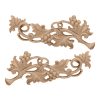 9-1/4"W x 3-1/2"H x 5/8"D (Each Side) Small Grape Scrolls (Pair)