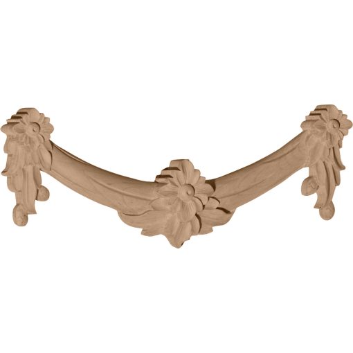 11-1/4"W x 4-1/4"H x 1"D Small Floral Swag