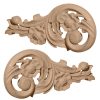 11-1/2"W x 5-1/2"H x 1/2"D (Each Side) Large Springtime Scrolls (Pair)