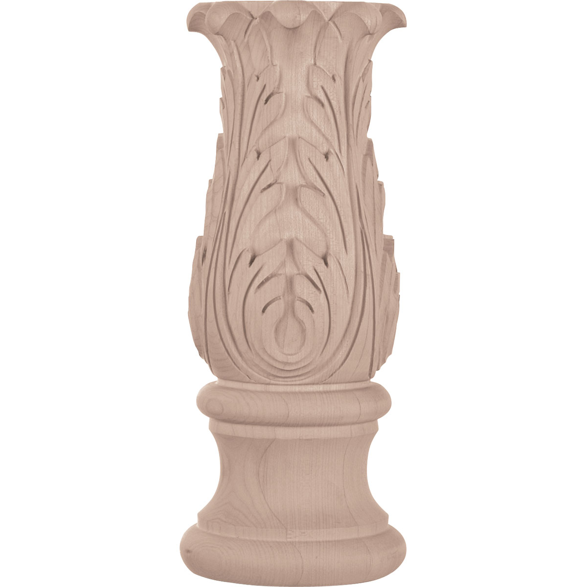 6"D x 14-7/8"H Acanthus Leaf Base