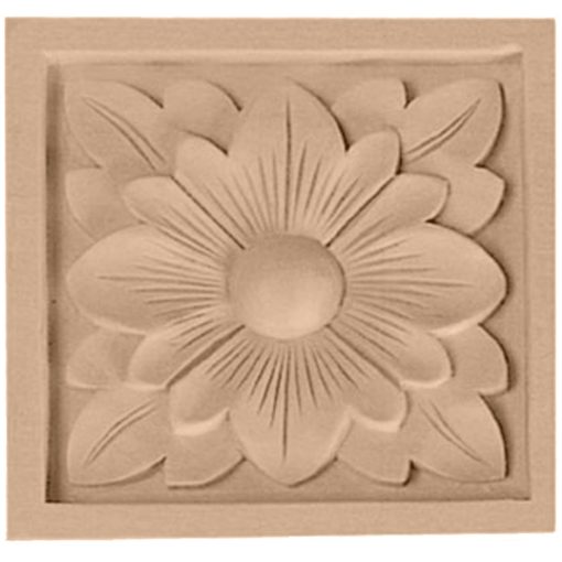 5-1/8"W x 5-1/8"H x 1"D Large Dogwood Flower Rosette