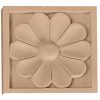 5-1/8"W x 5-1/8"H x 1"D Large Medway Rosette