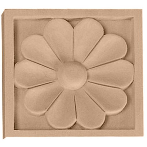 5-1/8"W x 5-1/8"H x 1"D Large Medway Rosette
