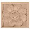 5-1/8"W x 5-1/8"H x 1"D Large Sunflower Rosette