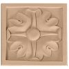 5-1/8"W x 5-1/8"H x 1"D Large Edinburgh Rosette