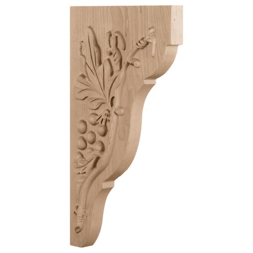 1-3/4"W x 7-1/2"D x 14"H Grape Wood Bracket