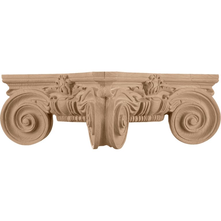 Scamozzi Wood Capital for a 10" Round Tapered Wood Column