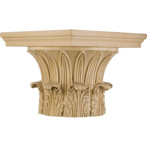 Temple of Winds Wood Capital for a 14" Round Tapered Wood Column