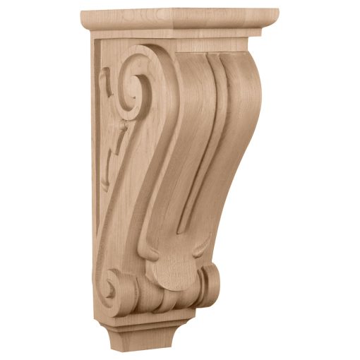 5"W x 8"D x 14"H Medium Classical Wood Corbel