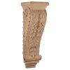 10-1/2"W x 10-1/2"D x 34"H Jumbo Oakleaf Wood Corbel