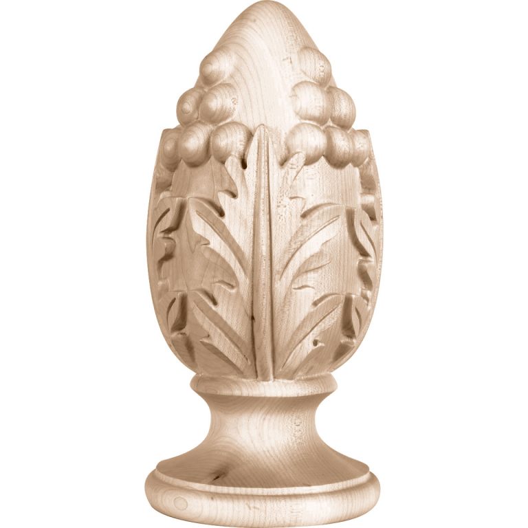 5"W x 11"H Grape Finial