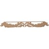 38"W x 4-1/2"H x 1-1/2"D Acanthus Leaf Wood Onlay