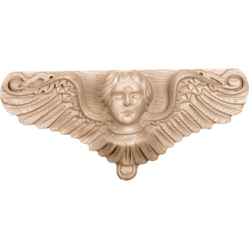 8-1/2"W x 1-3/4"D x 3-3/4"H Angel Wood Onlay