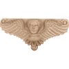 11-3/4"W x 1-3/4"D x 5-1/2"H Angel Wood Onlay