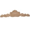 47-3/4"W x 1-3/4"D x 11-3/4"H Shell Wood Onlay