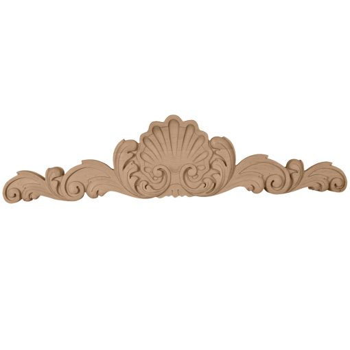 47-3/4"W x 1-3/4"D x 11-3/4"H Shell Wood Onlay