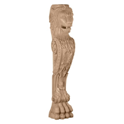 6-3/4"W x 7-1/2"D x 35-1/2"H Lion Wood Surround