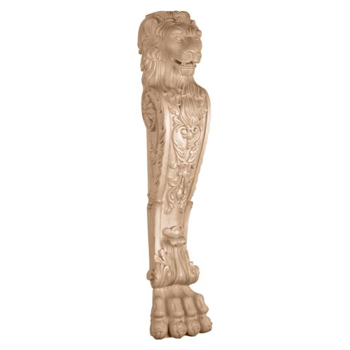 10"W x 10-1/2"D x 48"H Lion Wood Surround