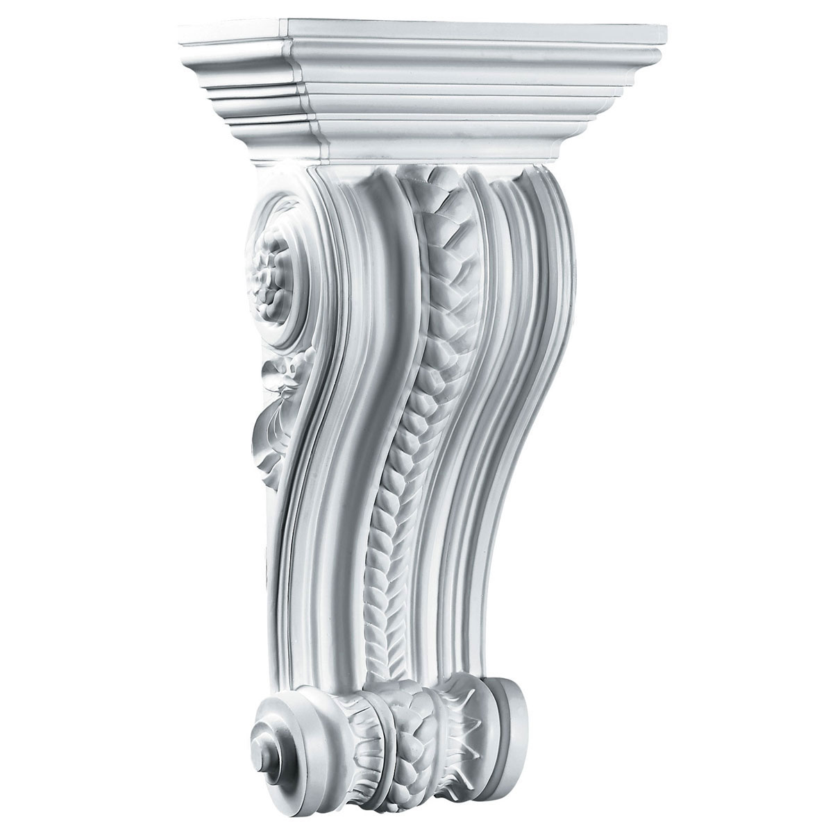 COR09X17X05AL 9-1/2"W x 5-1/2"D x 17-3/8"H Alexandria Rope Center Corbel