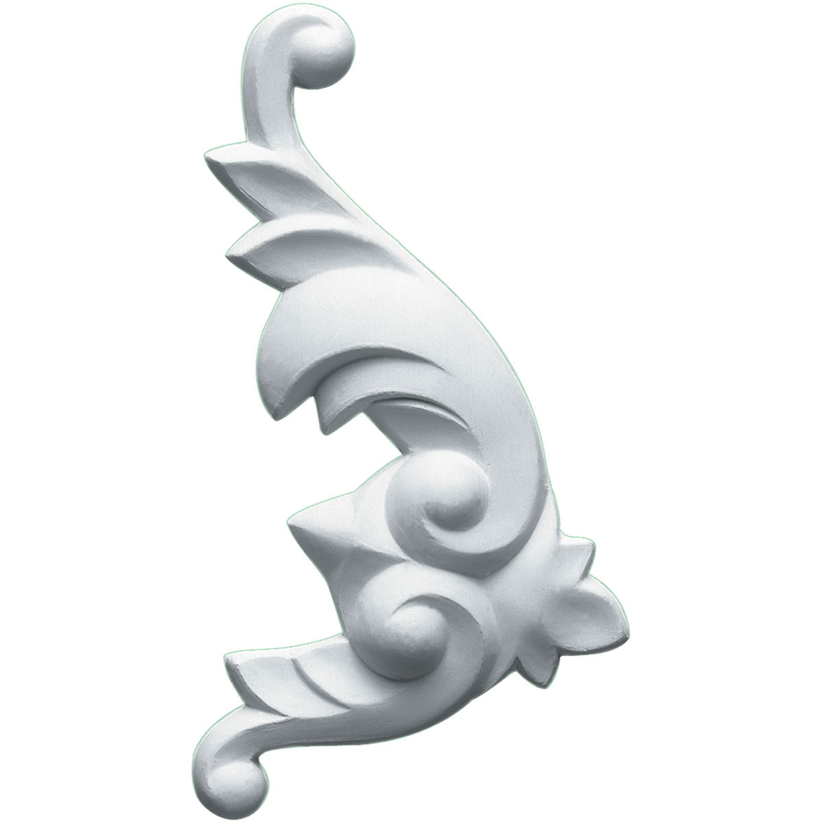 ONL03X05X01AT-R 3"W x 4-7/8"H x 3/4"P Attica Leaf Onlay,Right