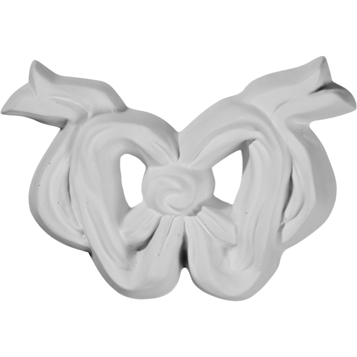 ONL03X02X01BW 3-1/8"W x 2-3/8"H x 3/8"P Bow Center Onlay