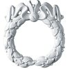 ONL08X07DU 8-5/8"W x 7-7/8"H x 3/4"P Dublin Wreath Center Onlay