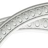 CR171845 20-7/8"ODx17-3/4"ID Egg and Dart Ceiling Ring (1/4-of complete circle)