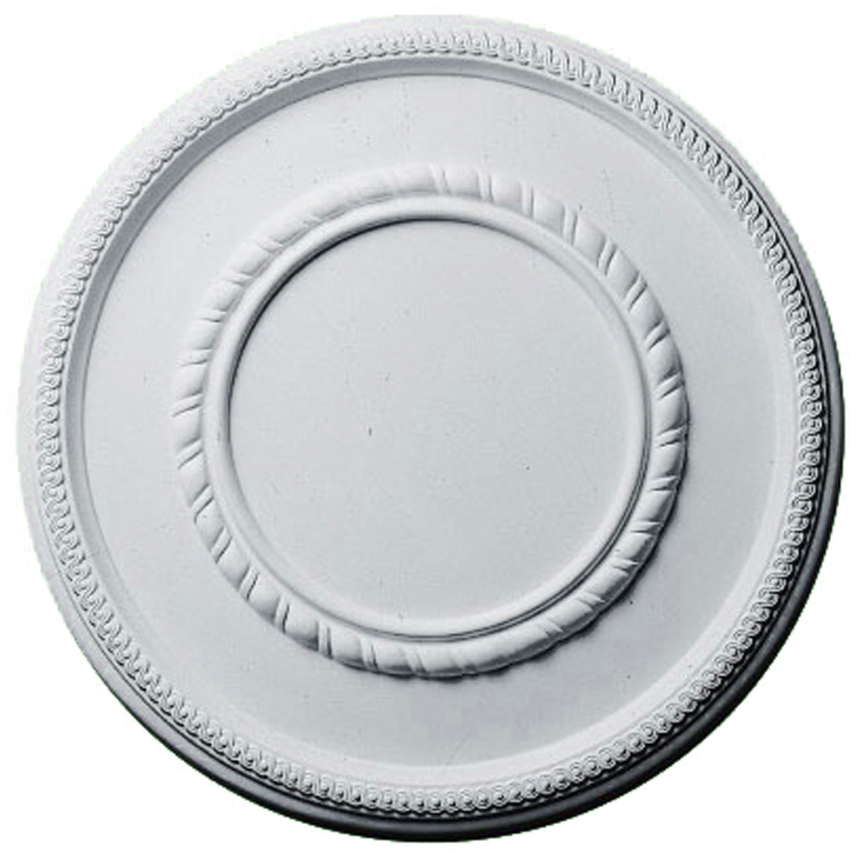 CM17FE 17-3/8"OD x 7-3/4"ID x 1-1/8"P Federal Roped Large Ceiling Medallion