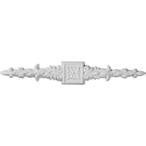 ONL10X01X01FL 10-1/4"W x 1-5/8"H x 1/4"P Floral Center Spread Onlay