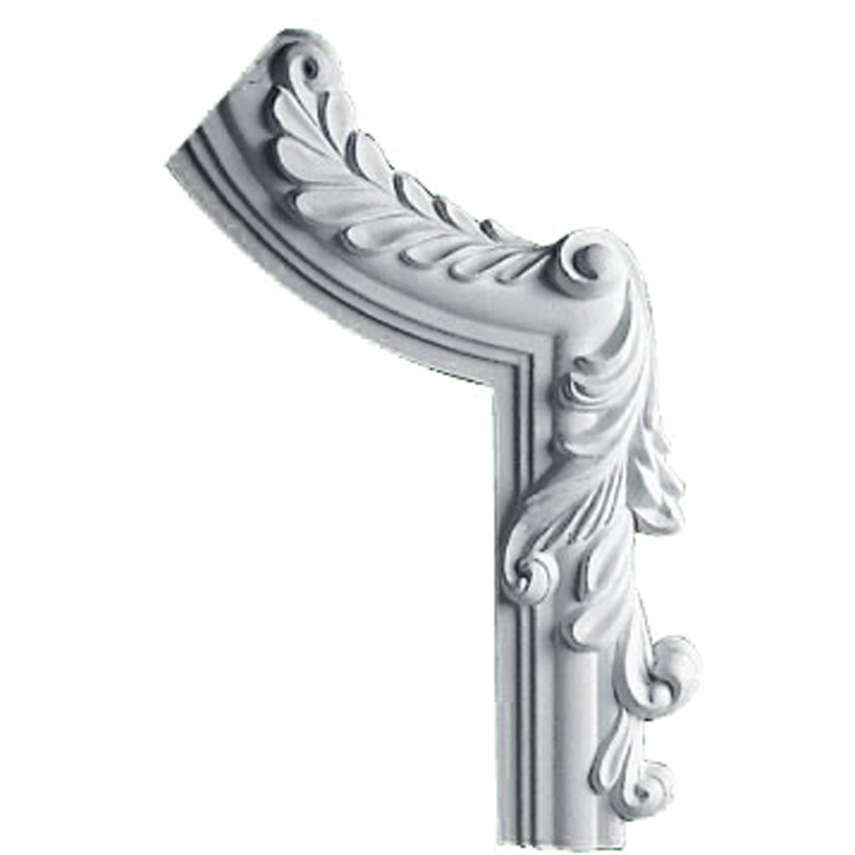 PML07X11HI-R 7"W x 11"H x 3/4"P Hillsborough Panel Molding Corner,Right