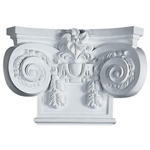 CAP19X13X05EM 19-5/8"W x 13-3/8"H Large Empire Capital with Necking (Fits Pilasters up to 10-1/2"W x 3/4"D)