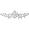 ONL12X04X01MA 12"W x 3-3/4"H x 5/8"P Marcella Small Leaf with Scrolls Onlay