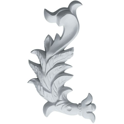 ONL03X06X01NE-L 3-7/8"W x 6-3/4"H x 3/4"P Needham Flowing Leaves Onlay,Left