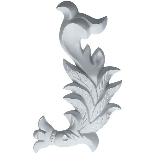 ONL03X06X01NE-R 3-7/8"W x 6-3/4"H x 3/4"P Needham Flowing Leaves Onlay,Right