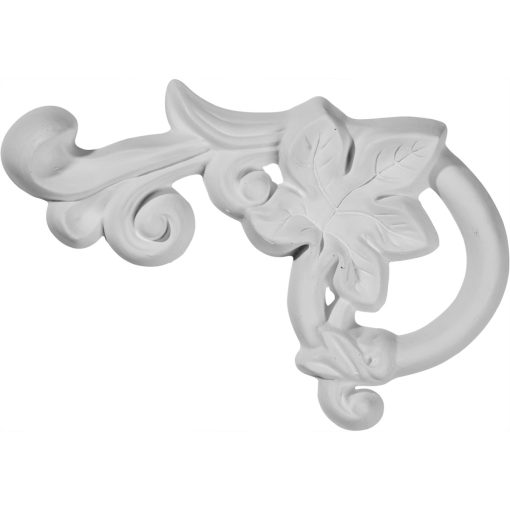 ONL05X03X01OL-L 5-1/2"W x 3-1/2"H x 5/8"P Oak Leaf Onlay,Left