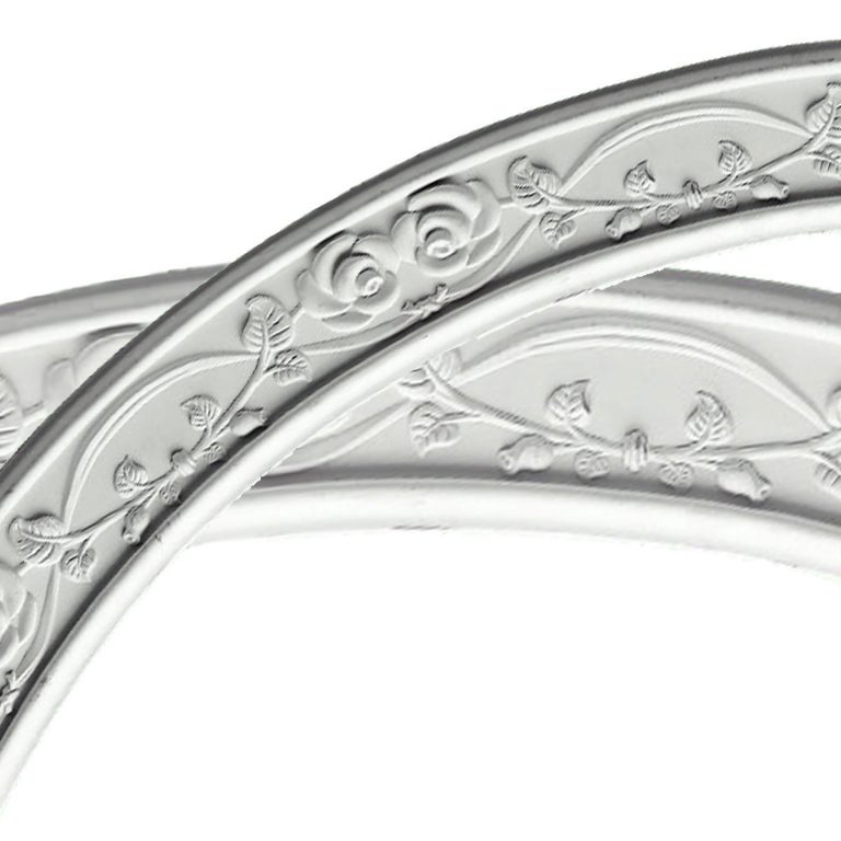 CR32RO 64"OD x 57-1/2"ID x 3-1/4"W x 7/8"P Rose Ceiling Ring (1/4 of complete circle)