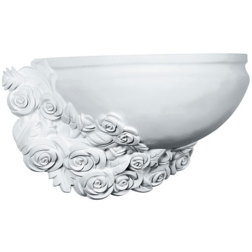 SCO17X10X08RO-L 17-3/4"W x 10-1/4"H x 8-1/4"P Rose Left Wall Sconce